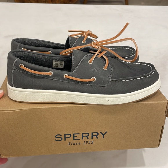 New, never worn SPERRY boat shoe, boys, grey - Picture 2 of 4
